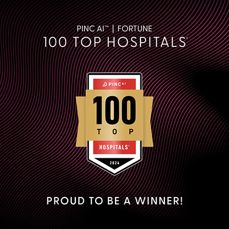 PINC AI | Fortune 100 Top Hospitals Award "Proud To Be A Winner!"