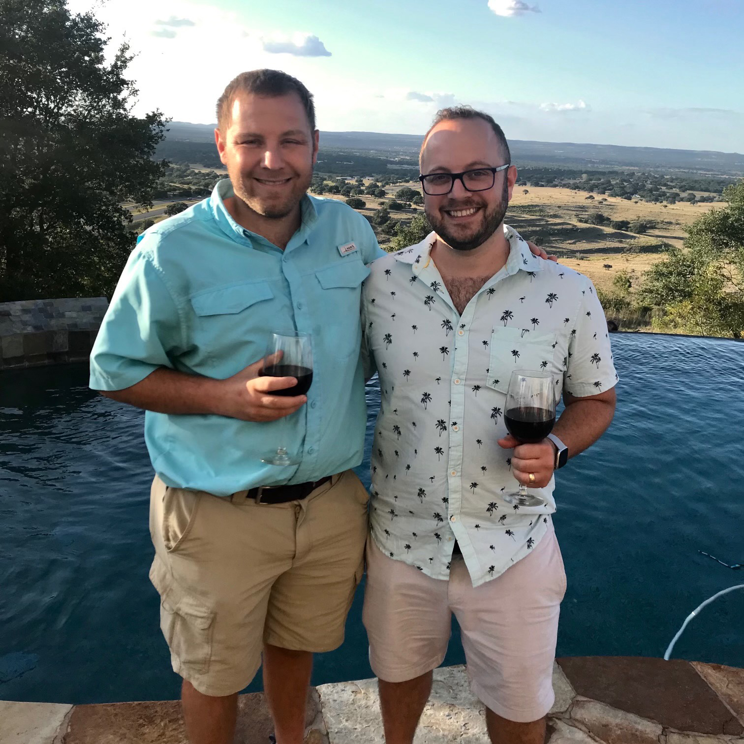 Keith and Lee Masterson at the Lake.