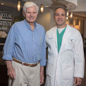 Eugene Goff and his doctor Anthony Avino.