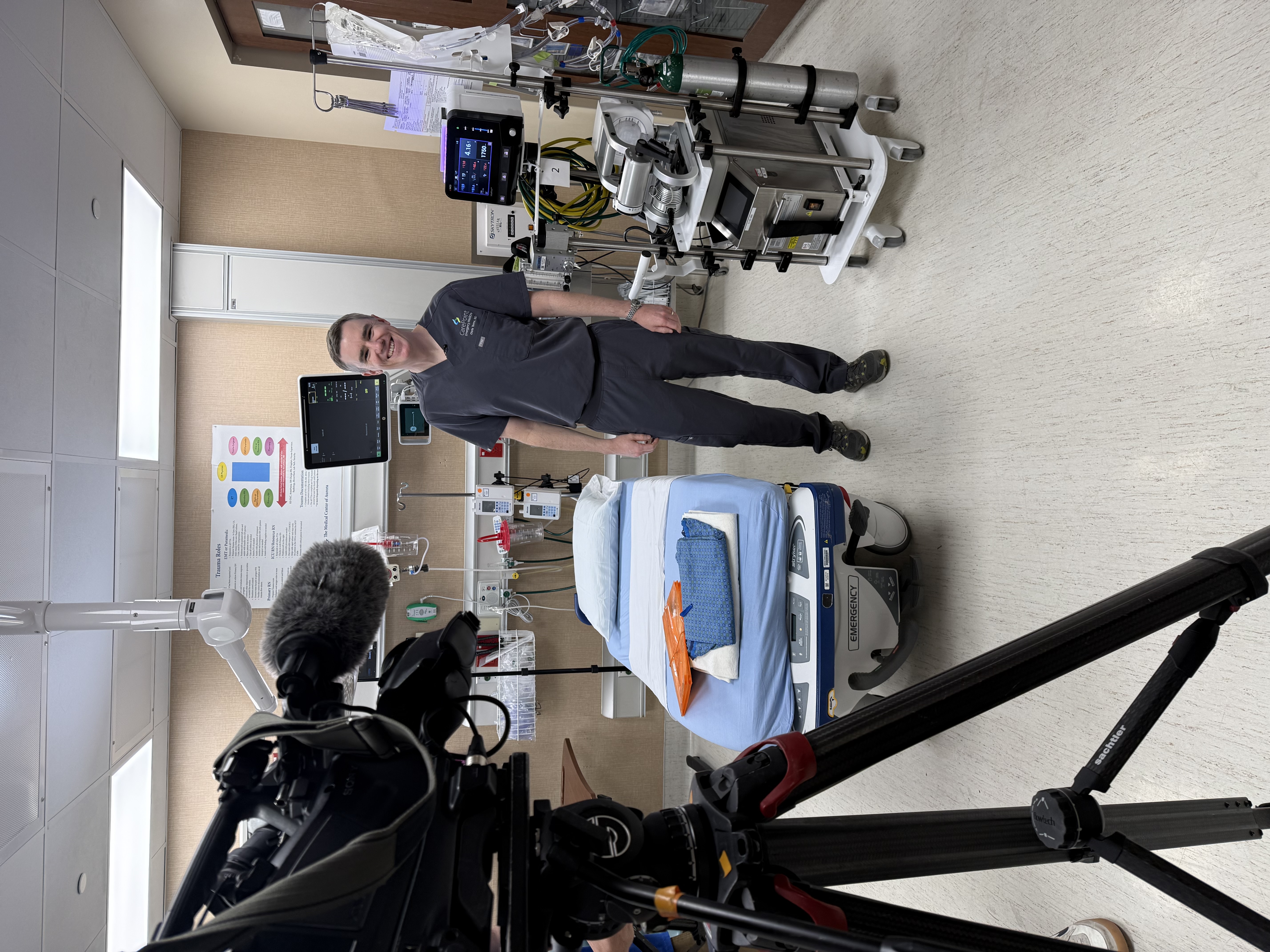 Ethan Carlson explains new CPR method offered at HCA HealthONE Aurora.