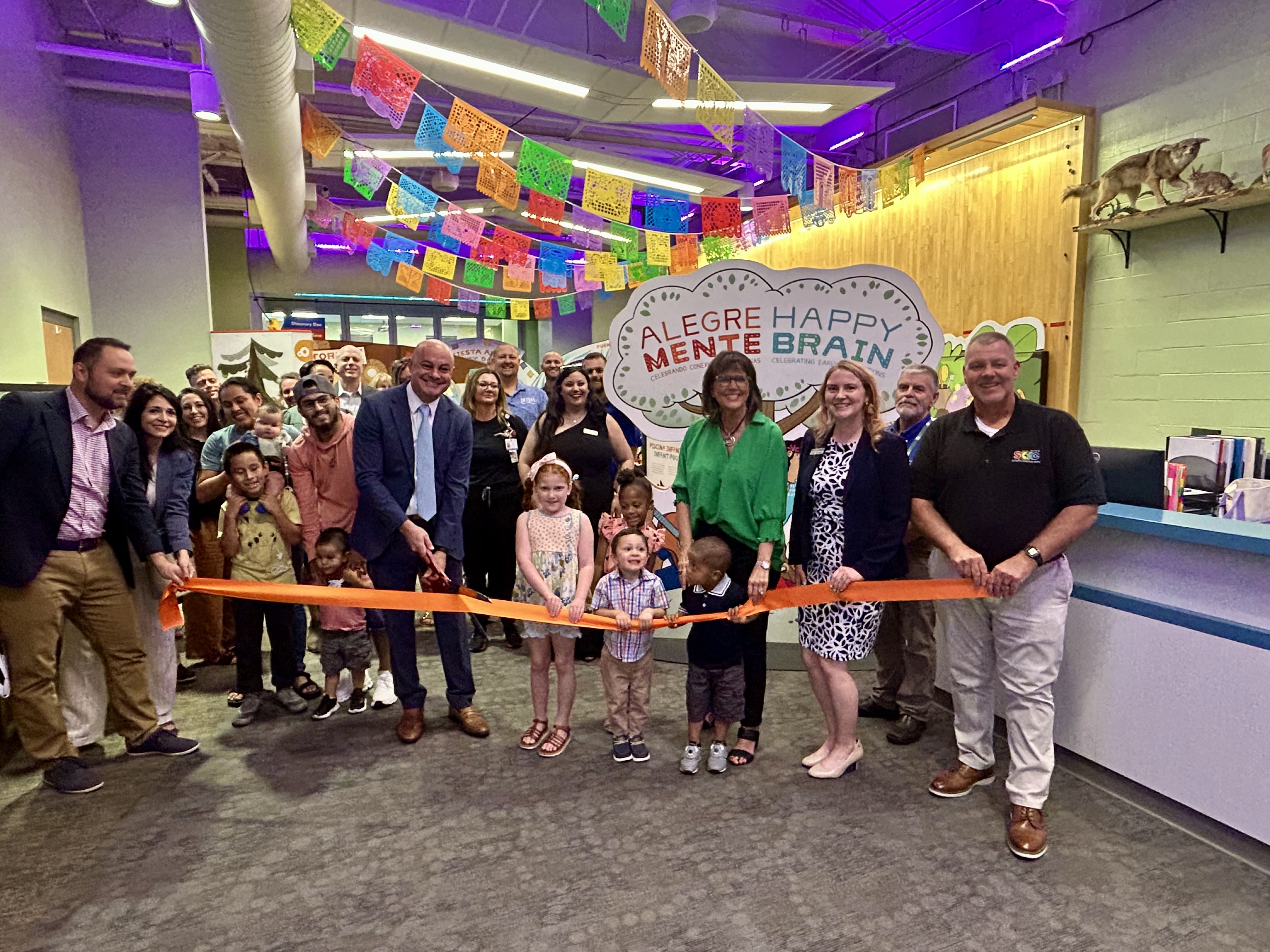 Ribbon Cutting at the Smyrna Outdoor Adventure Center for the new AlegreMENTE