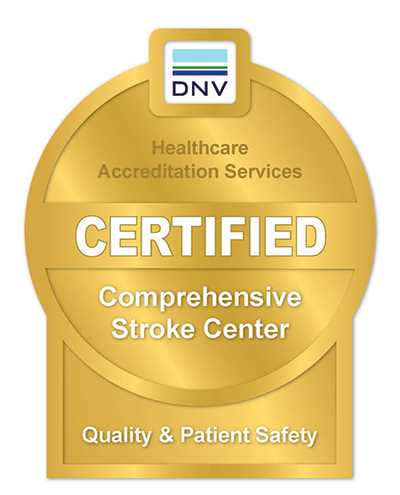 DNV Healthcare Accreditation Services Certified Comprehensive Stroke Center