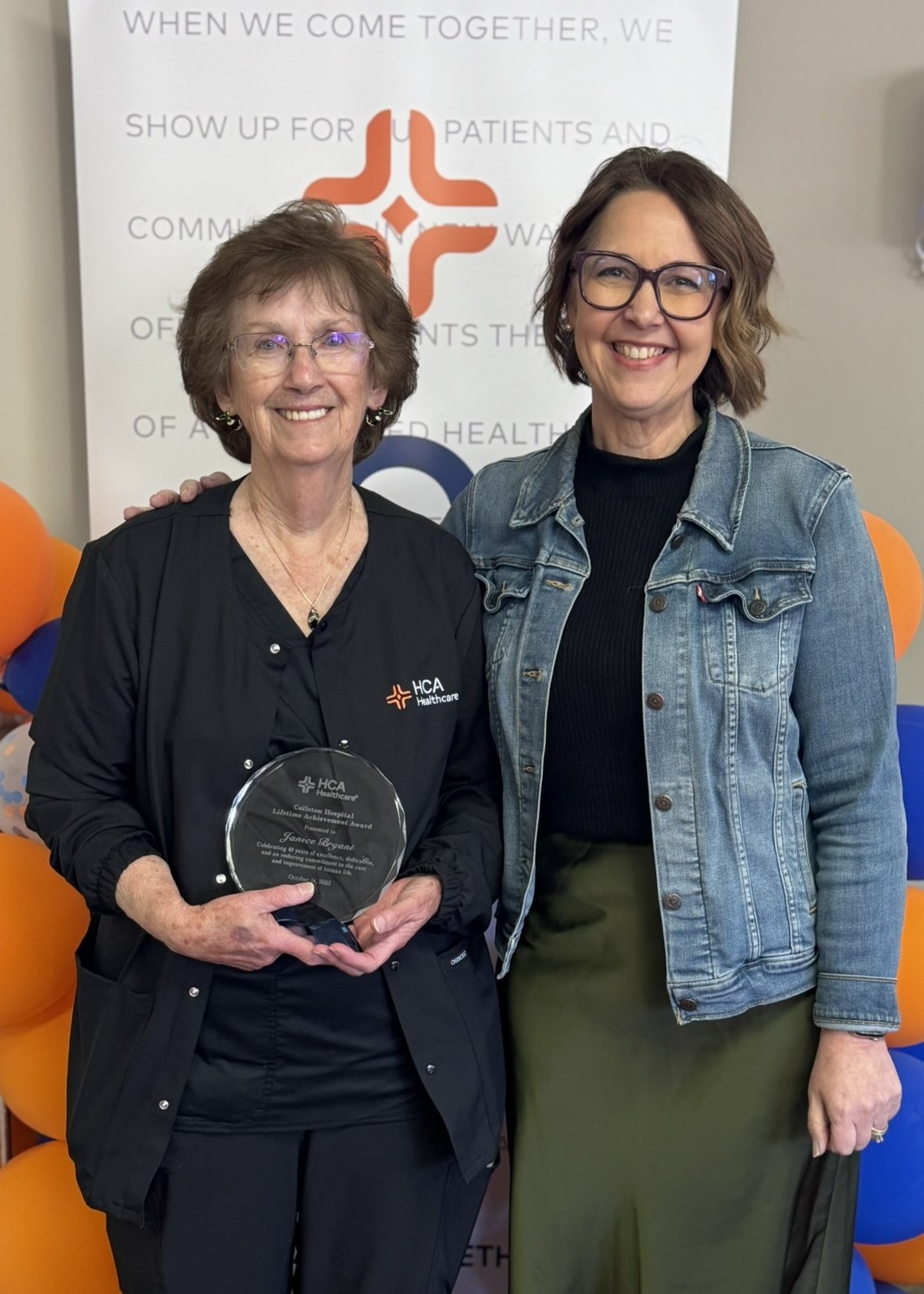 Janice Bryant and Missy Feather, CNO