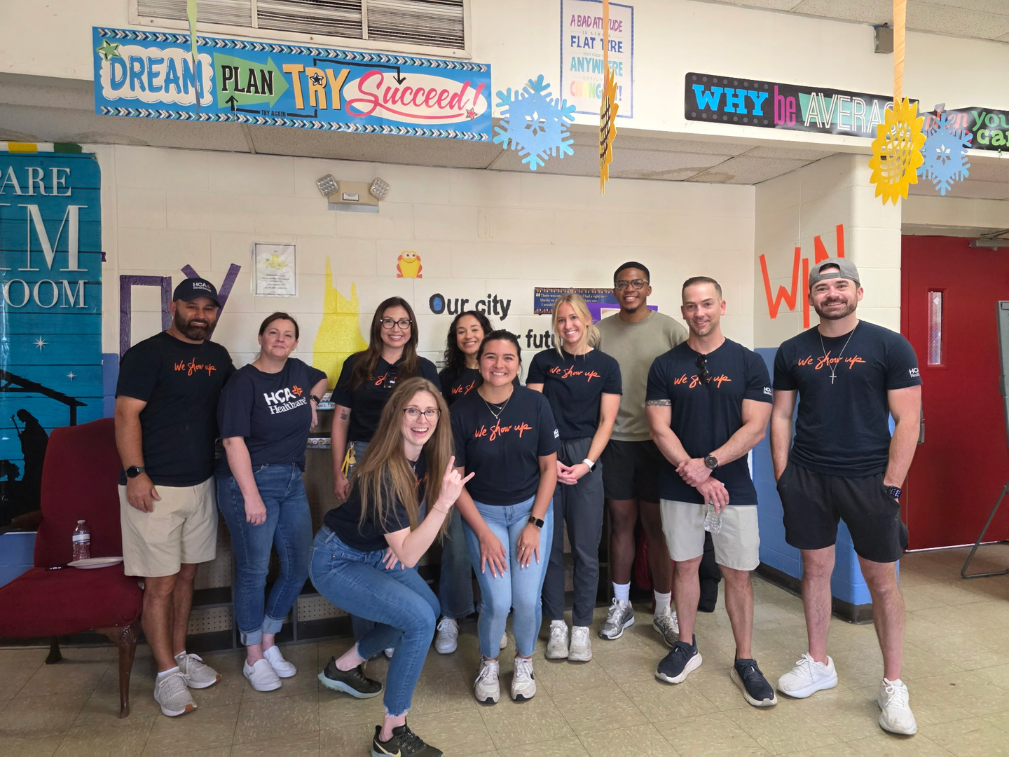 TriStar Health colleagues attending a volunteer event at the Bethelehem Centers in 2026.