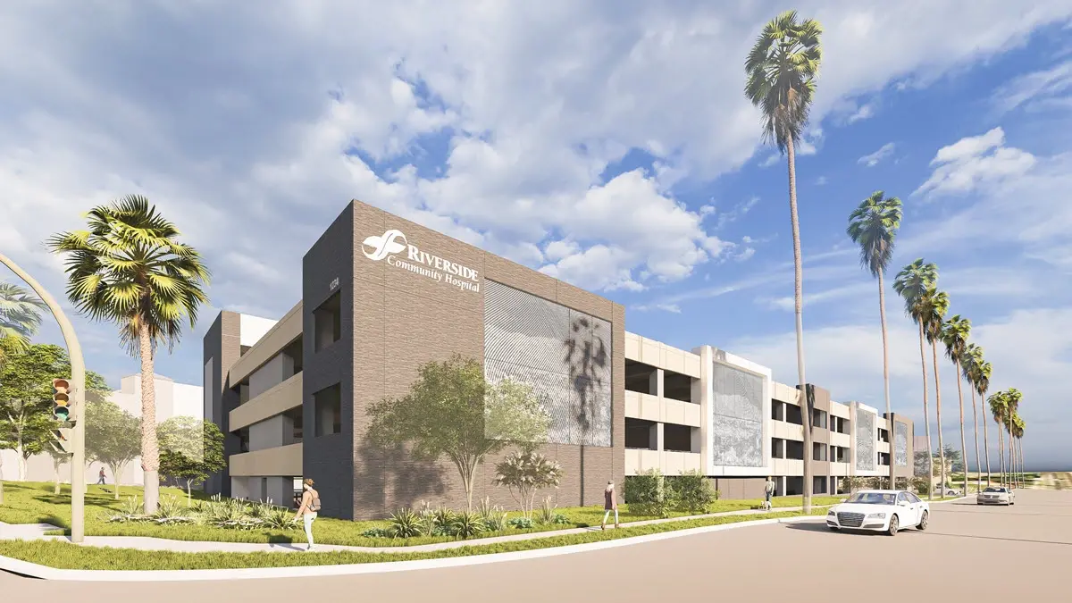 Rendering of Brockton Parking Garage - 14th & Brockton Avenue