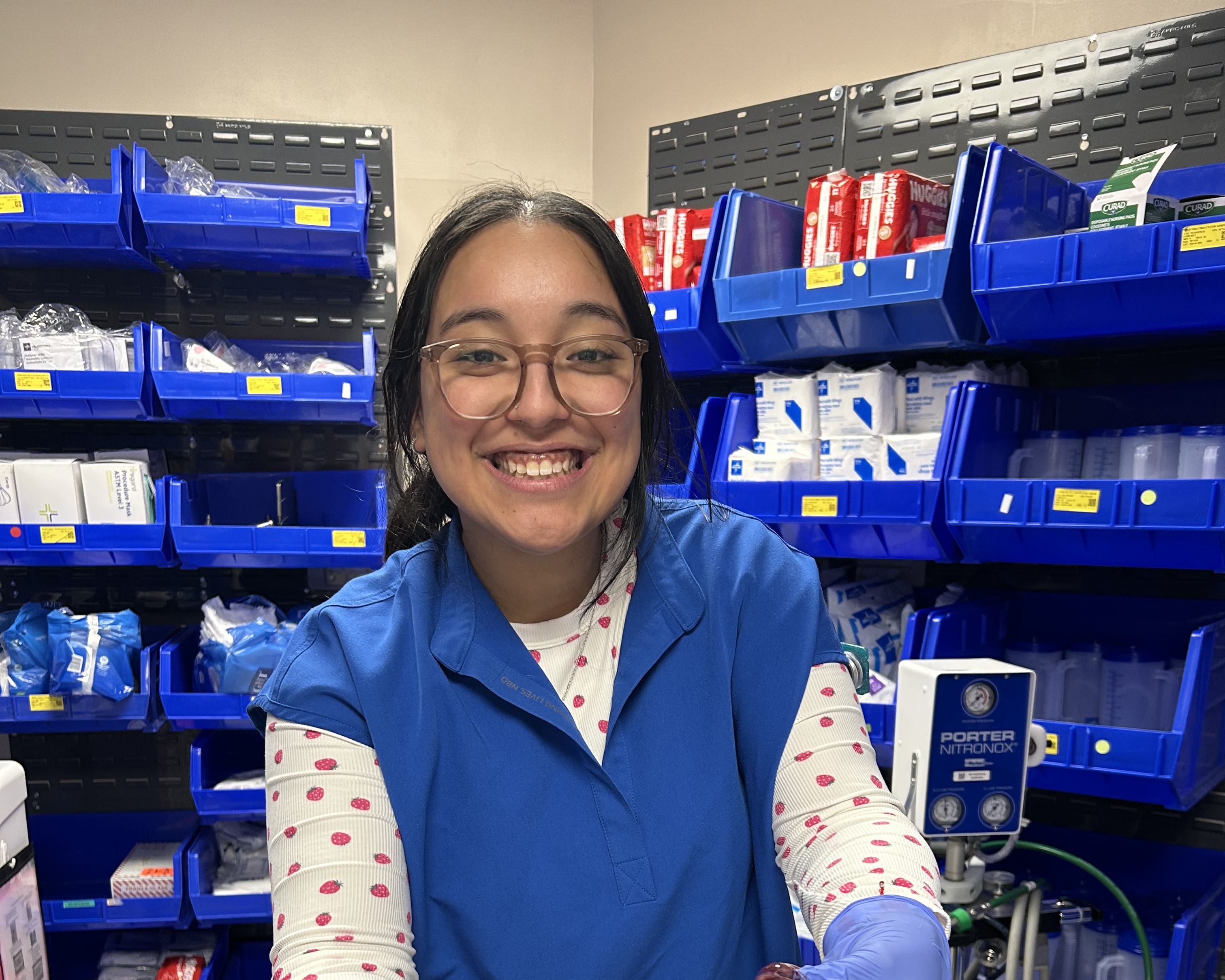 Sam Espinoza, trauma nurse in the emergency department at the HCA HealthOne Swedish.