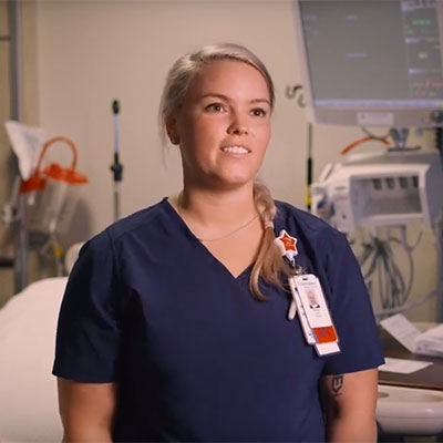 Tiffany Barnett, trauma nurse.