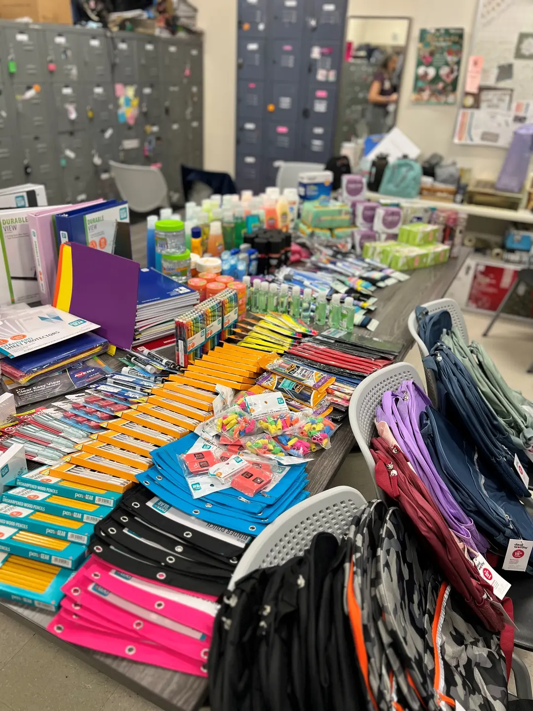 Various supplies donated to the nonprofit.
