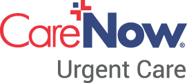 Logo that reads: Care Now Urgent Care.