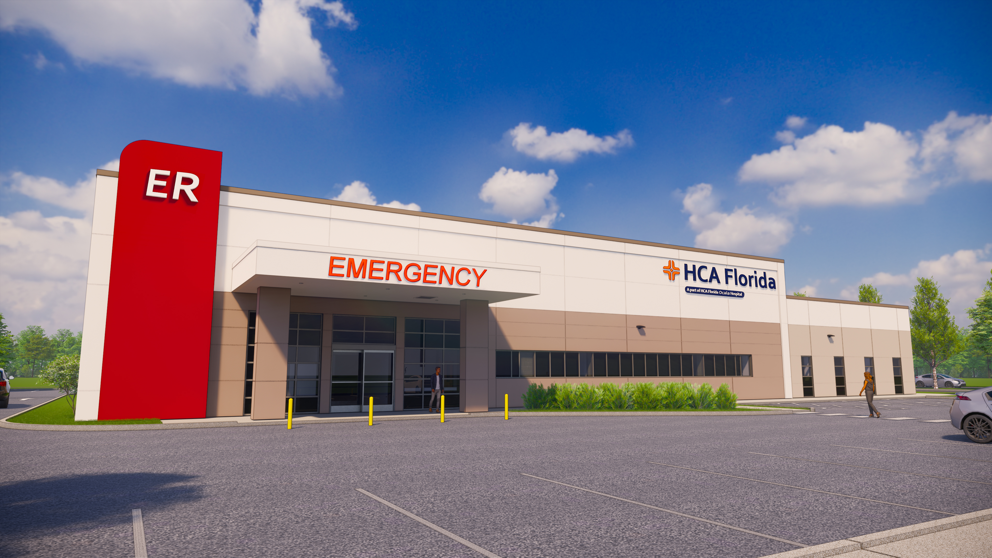 Digital rendering of the planned Ocala Free Standing Emergency Room.