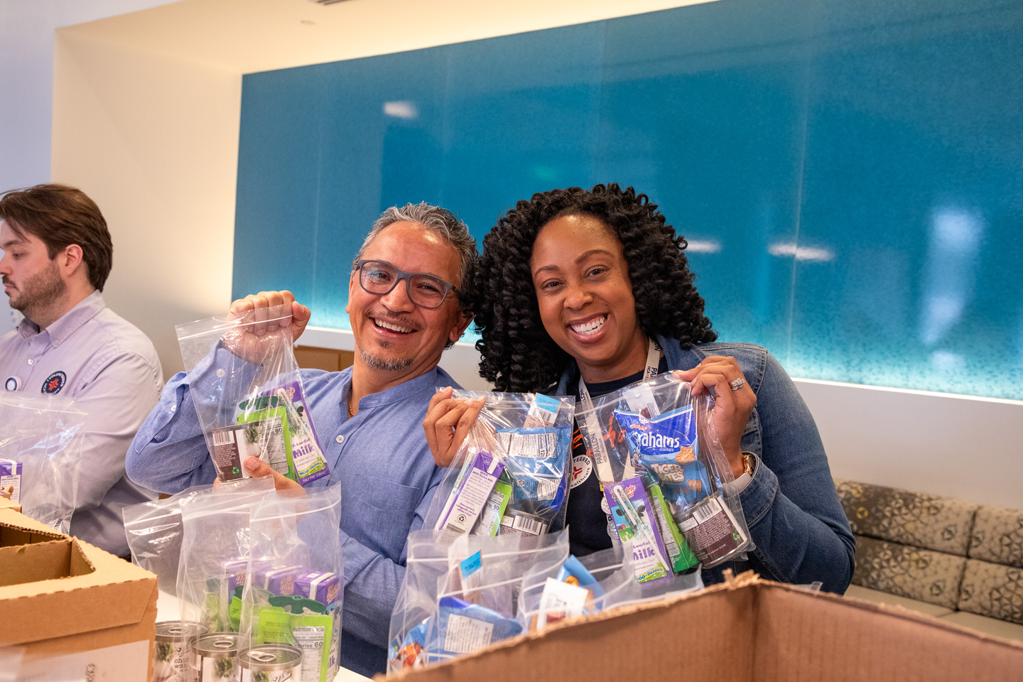 TriStar Health colleagues  during a packing event in 2026.