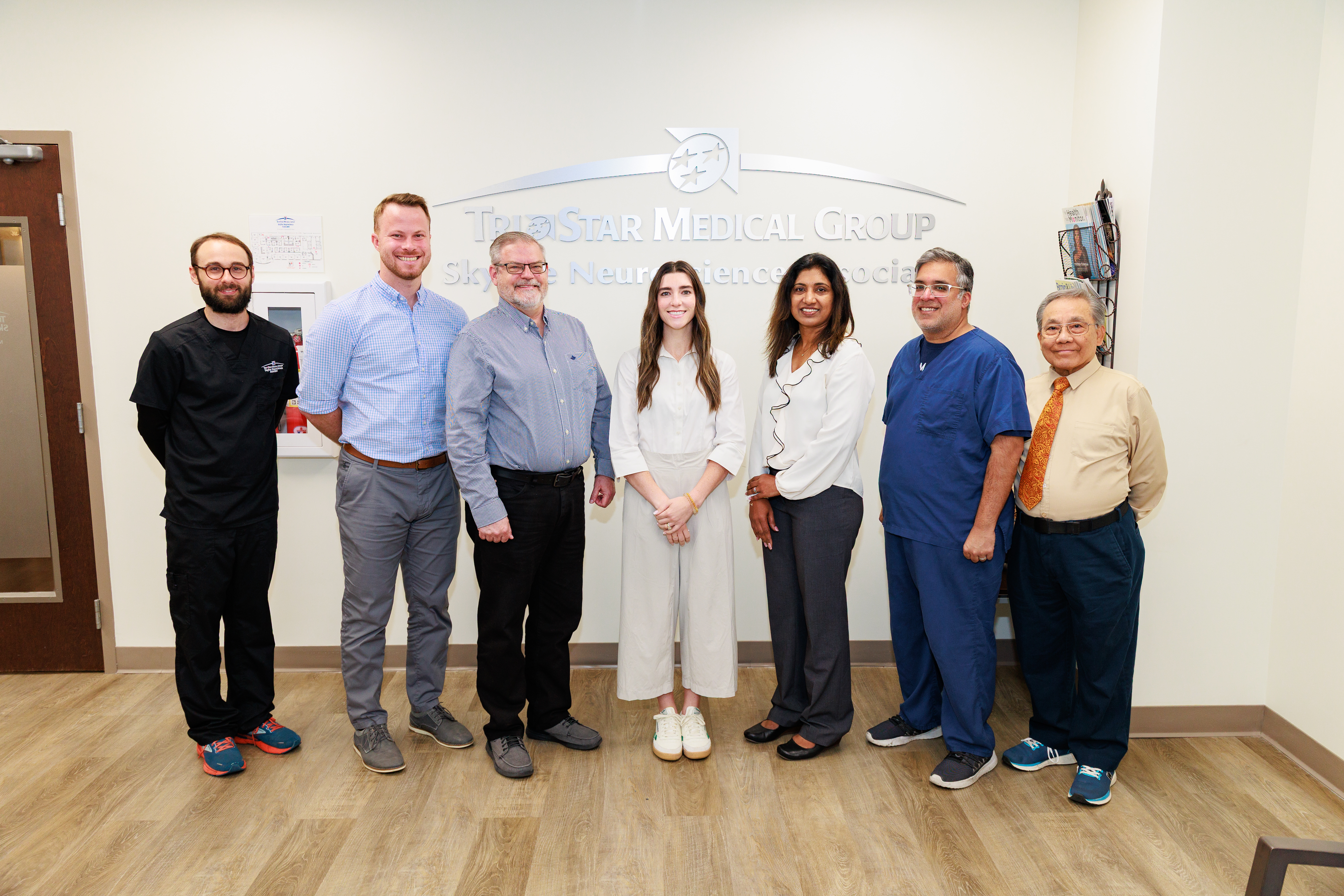 group photo of providers in the TriStar Skyline Neurosciences group