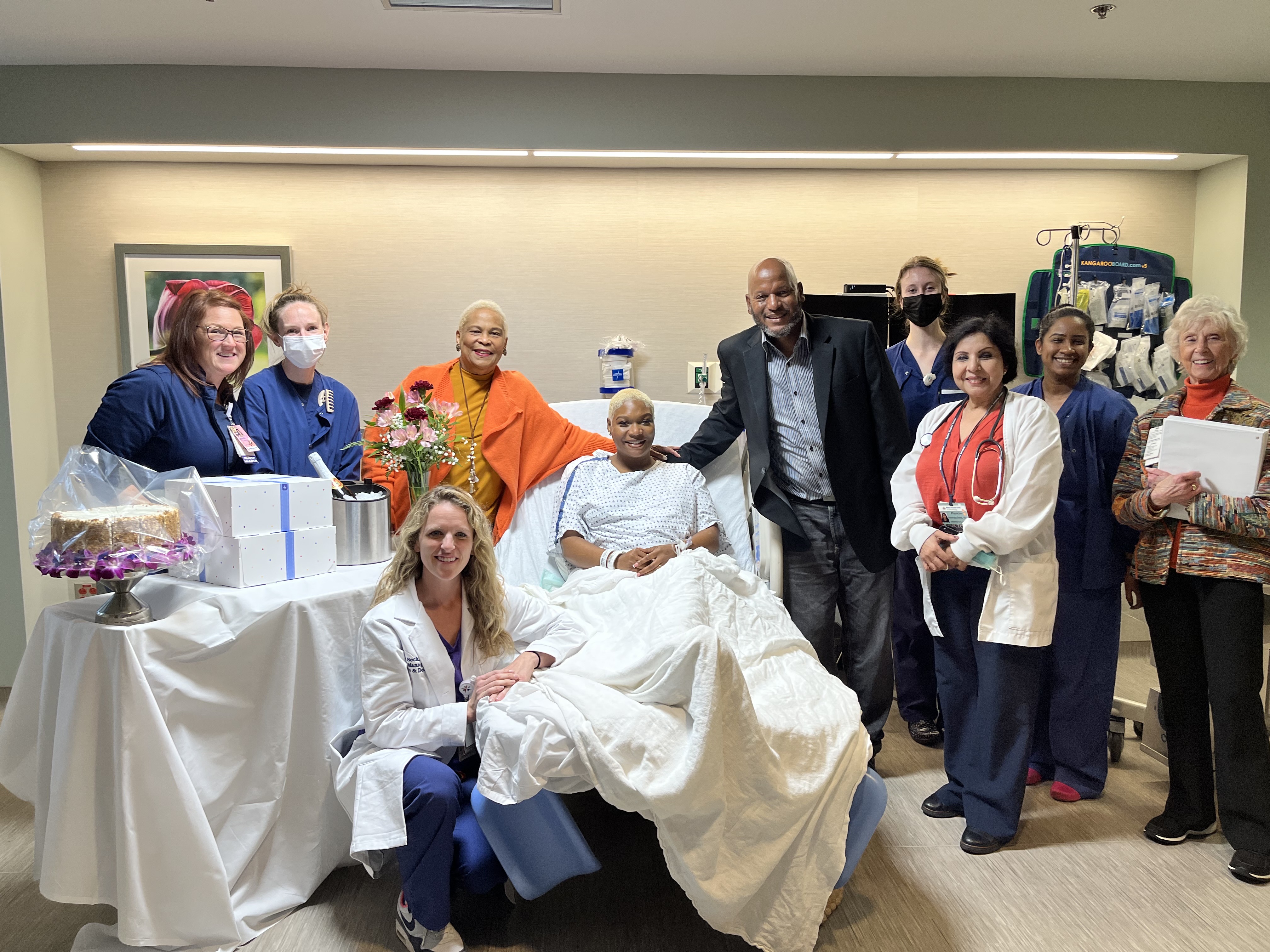 Keiko Aigbaze, Kahil Britt and staff