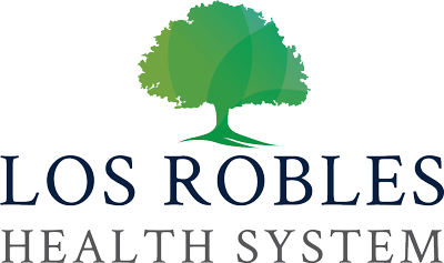 An illustration of a tree with text underneath stating "Los Robles Health System"