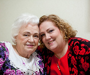 Martha Godwin and her daughter