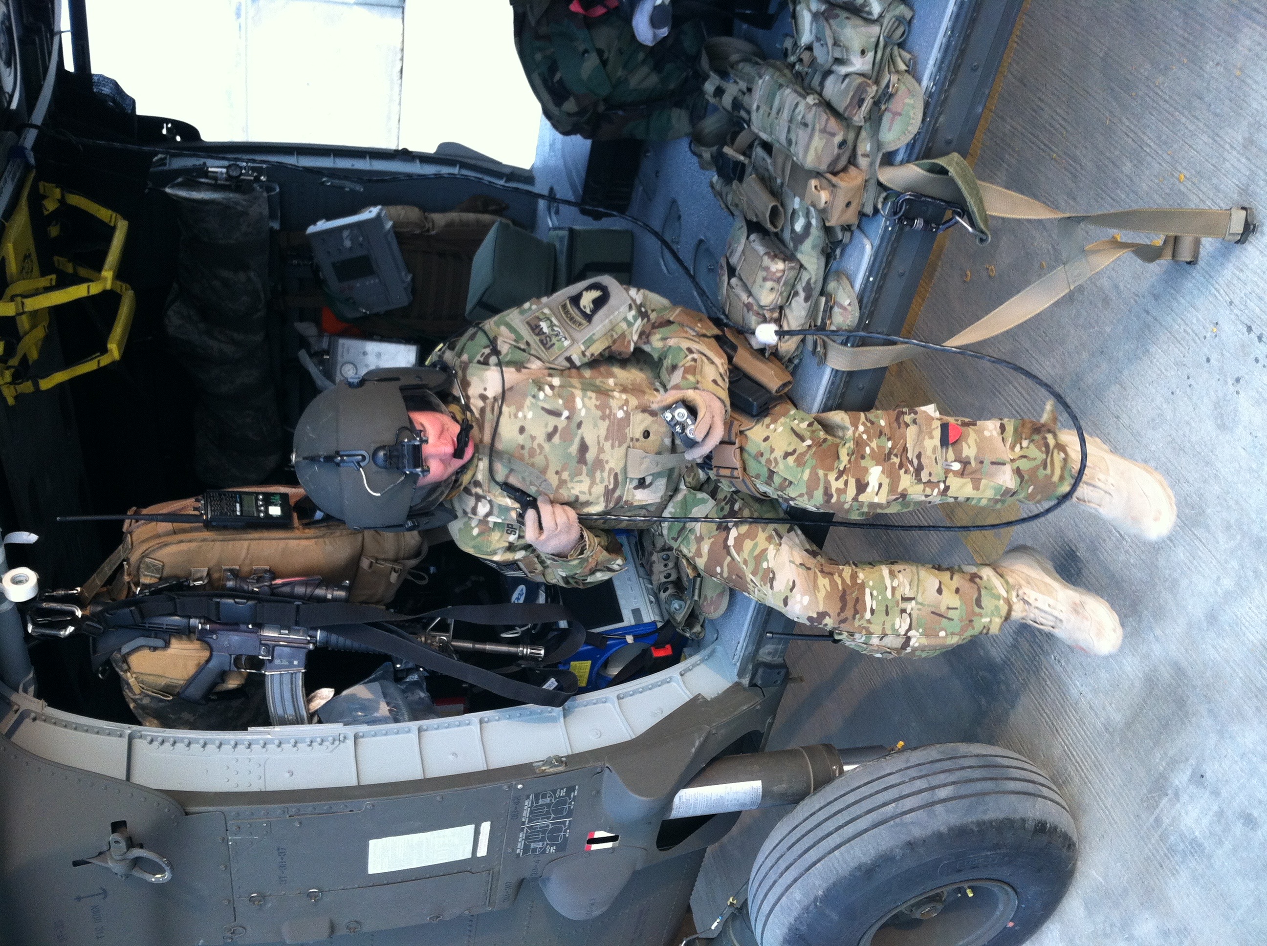 Jill Spackman training during her days as an active duty member of the army.