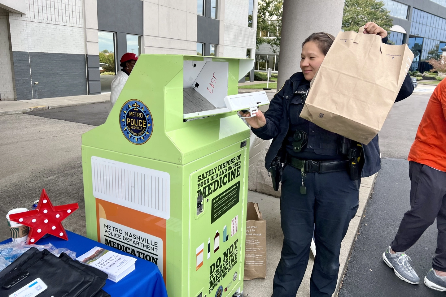 MNPD disposing of unused medications at TriStar Southern Hills.