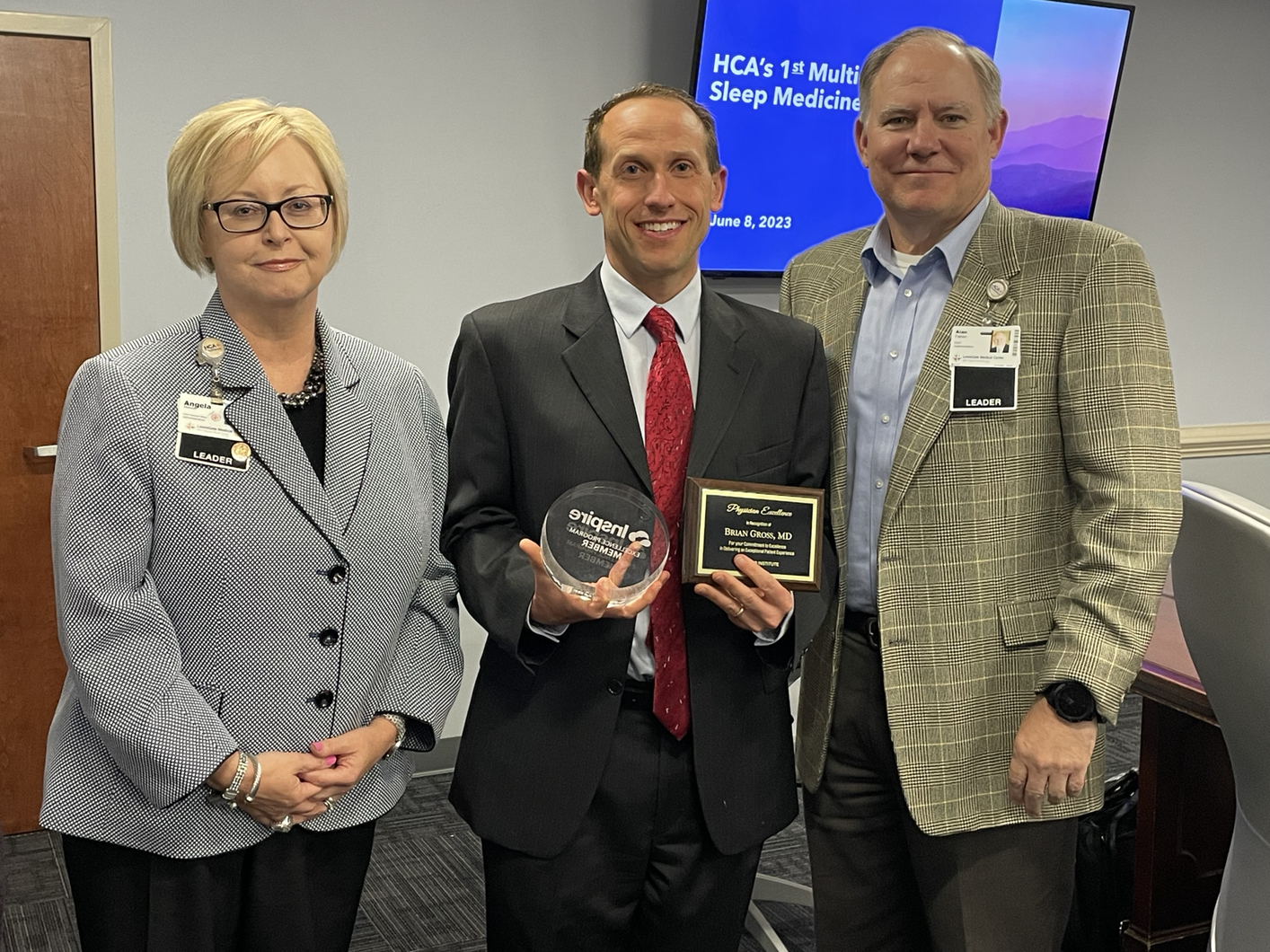 Dr. Brian Gross earns Excellence Award for LewisGale Medical Center sleep apnea program