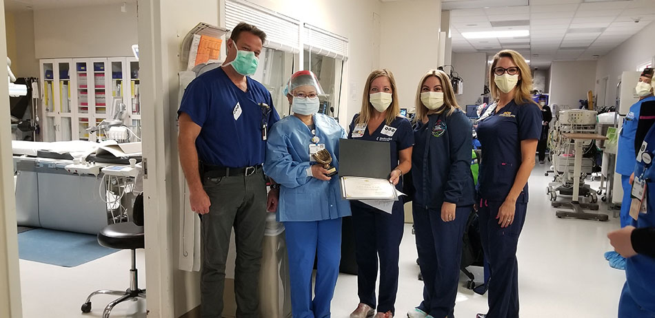 Staff at Methodist Hospital Texsan.
