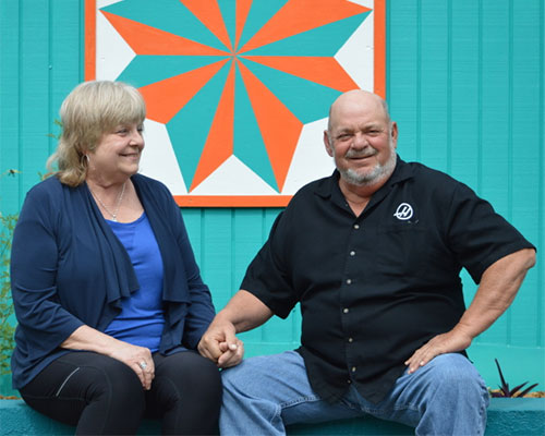Patients Mike and Wendy Gossett.
