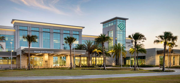 Artist depiction of the exterior of future Johns Island Hospital building.