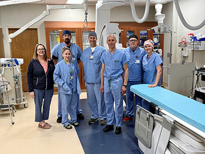 The medical staff of West Valley Medical Center in a surgical suite.