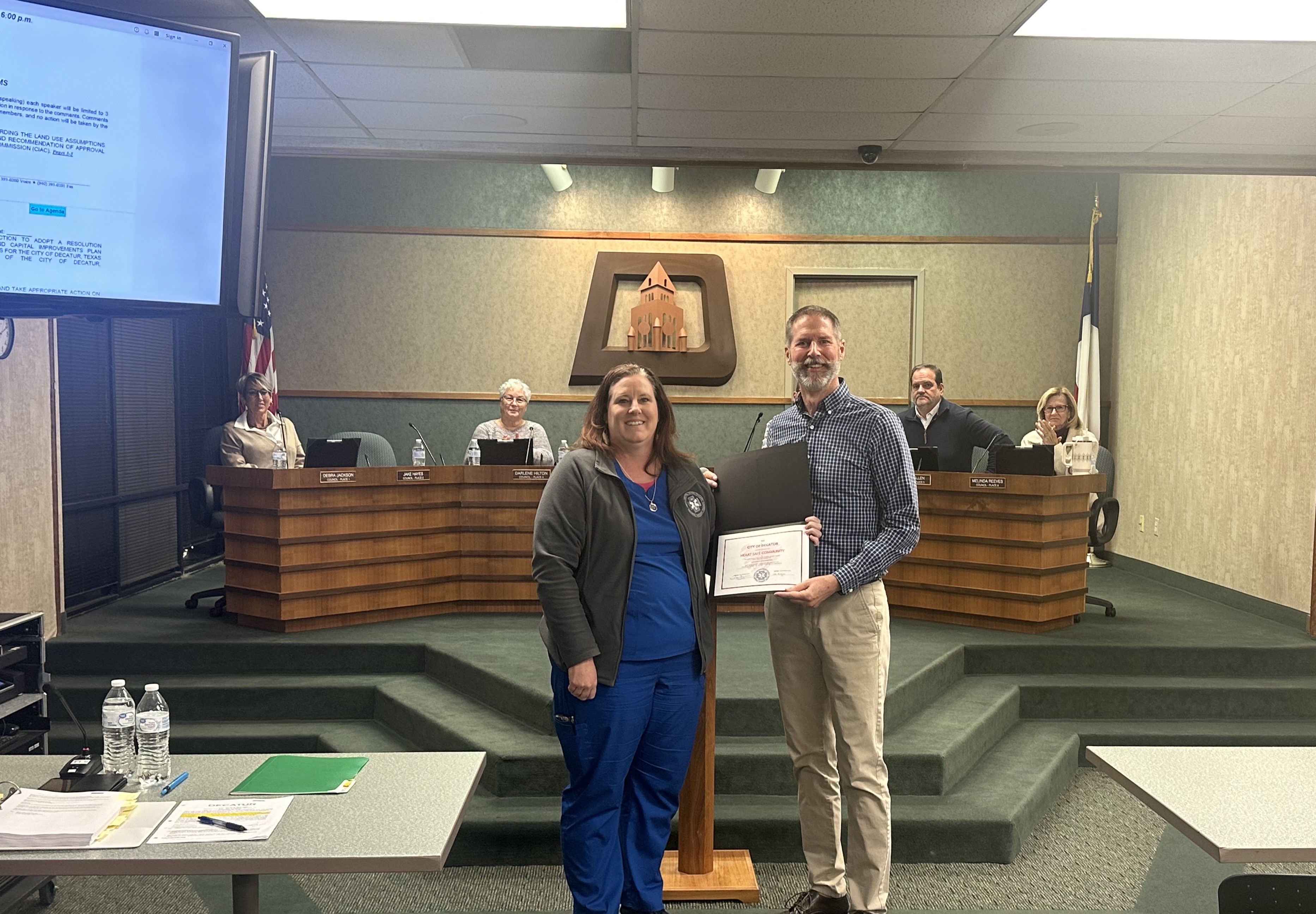 Medical City Decatur and Local Leaders to with "Heart Safe Community" Recognition award