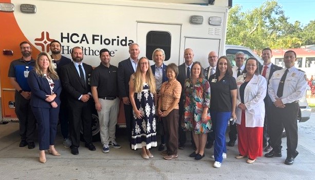 South Tampa Hospital recently hosted community business leaders for a look behind the scenes of their Emergency Department.