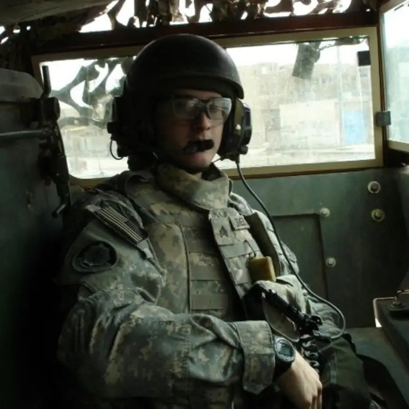 Colby Shelton in Army uniform
