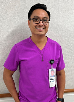 Dr. Renato Blanco, interim Critical Care Medical Director.
