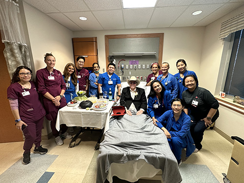 Stuart Kemp with Medical City McKinney Hospital staff