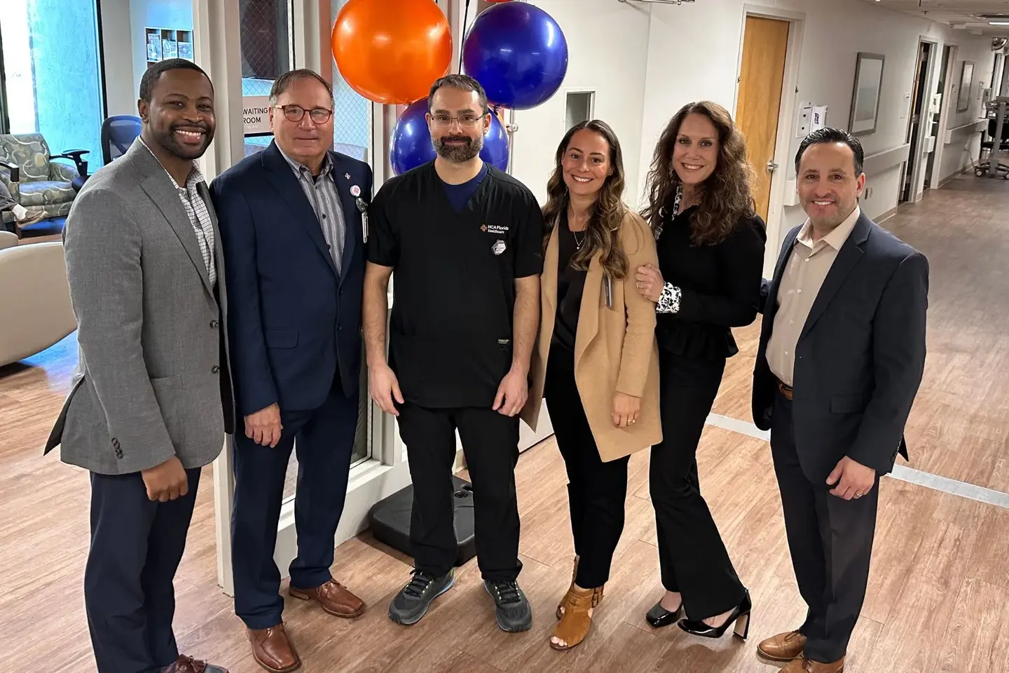Guests joined Imaging Director Joe Freitas and Radiology Safety Officer, Ryan Fink to celebrate.