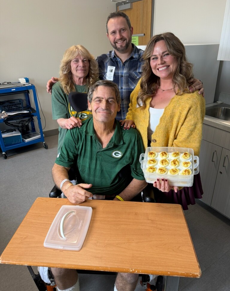 Michael Gaudet and family.