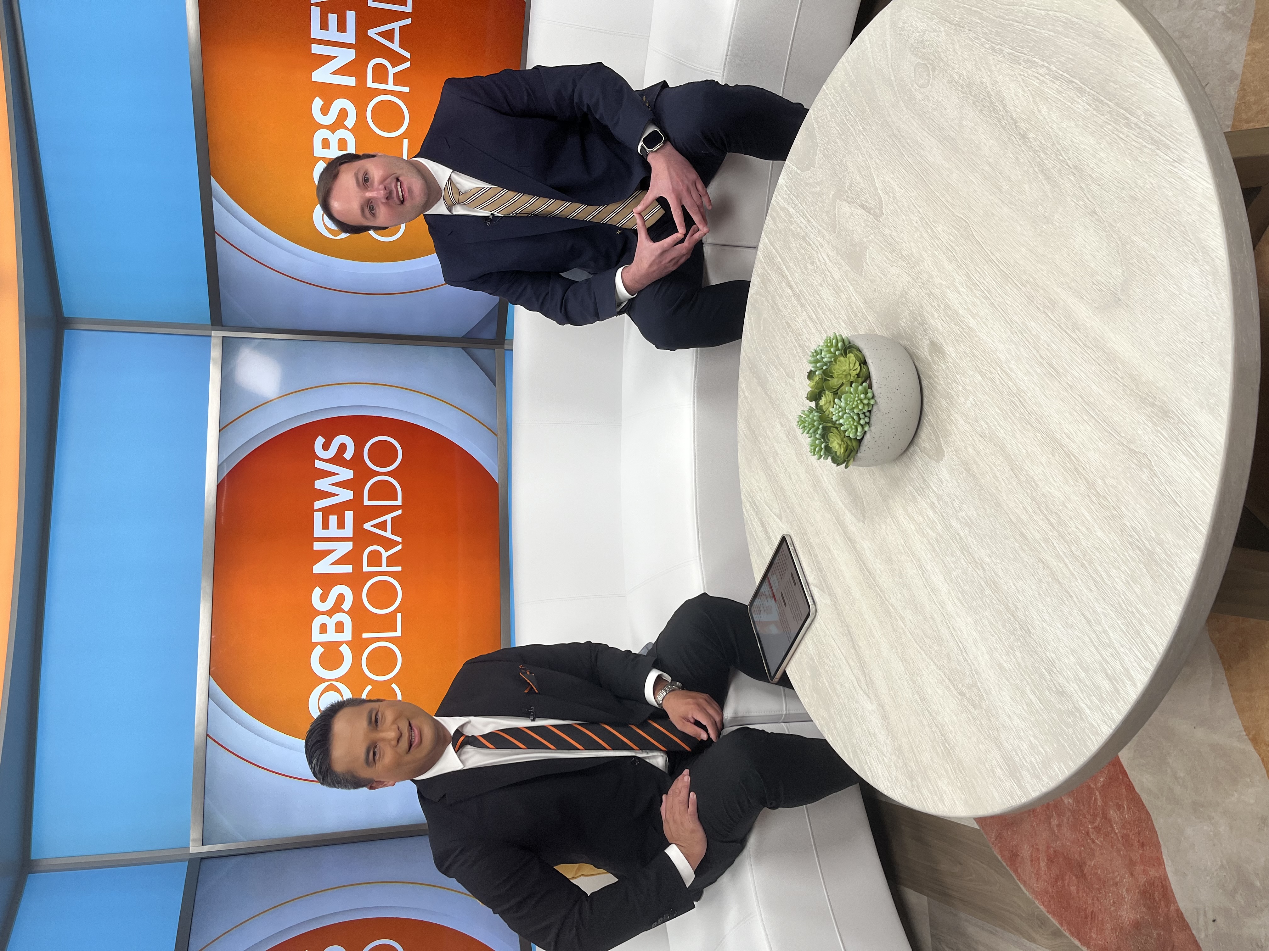 TV hosts from CBS news of Colorado.