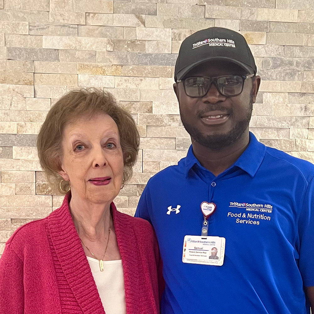 Patricia Brown and Samuel.