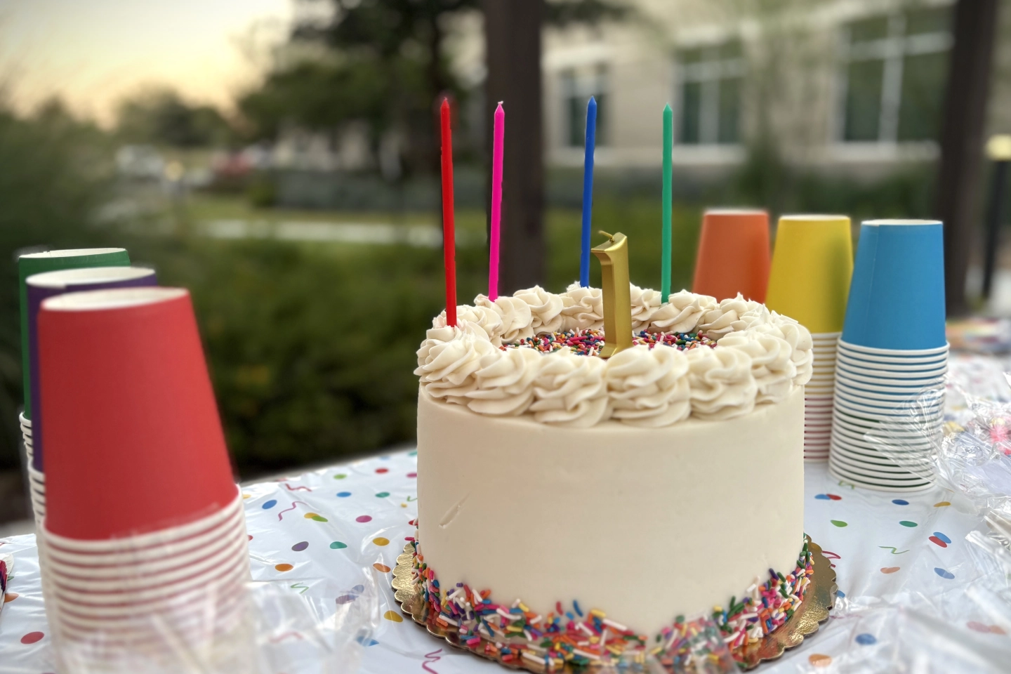 One year anniversary cake