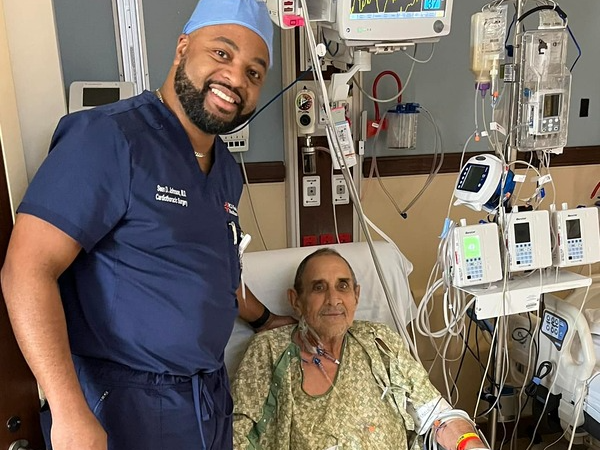 Patient Robert with Dr. Sean Johnson