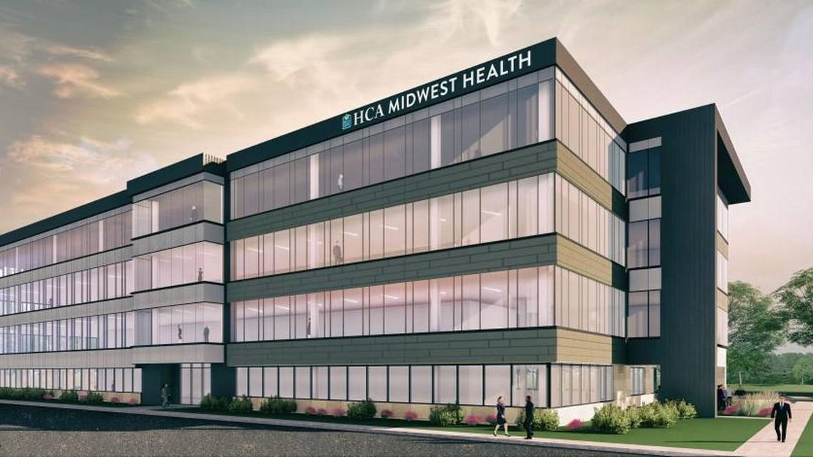 HCA Midwest Health building exterior daytime