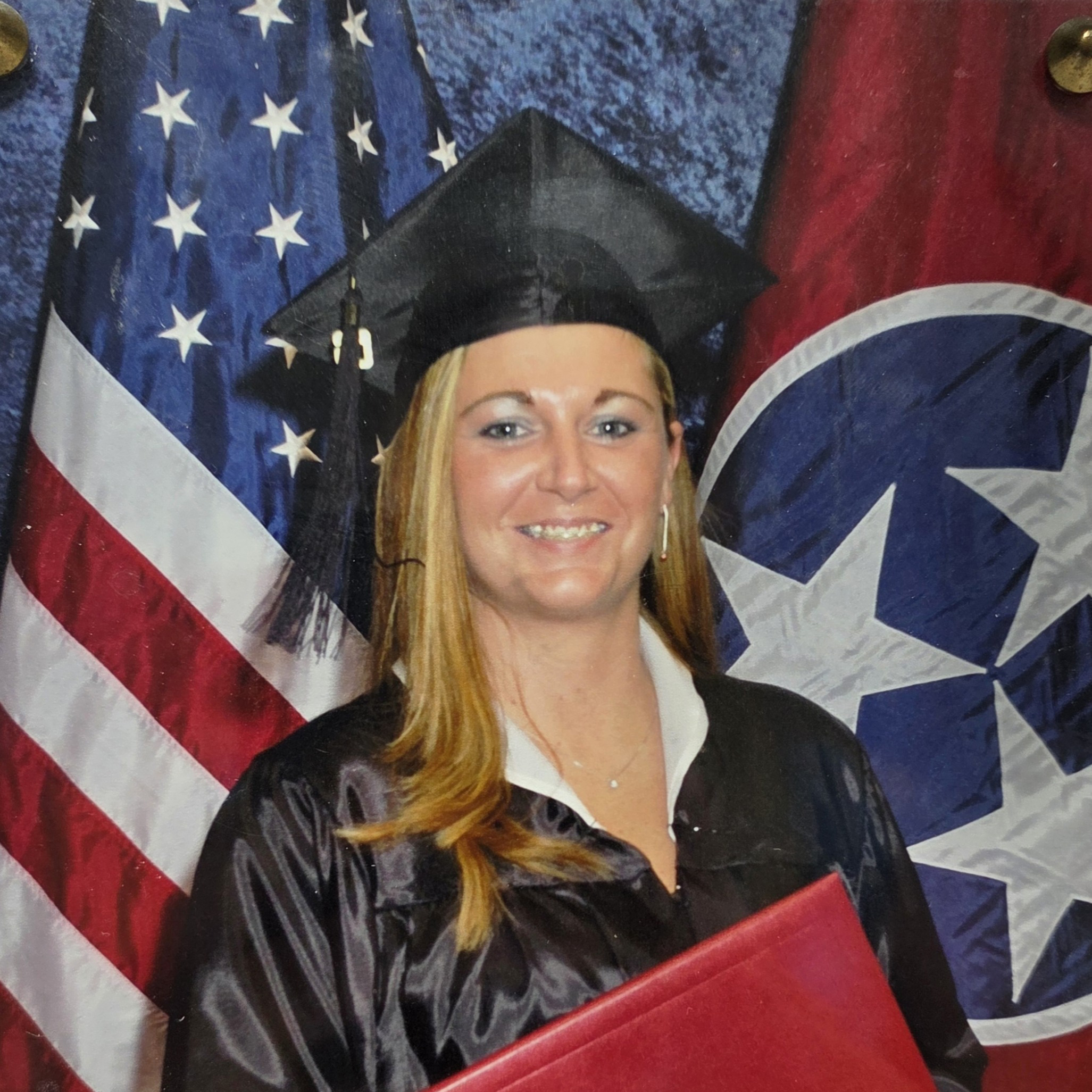 Jennifer Beecham graduation photo.