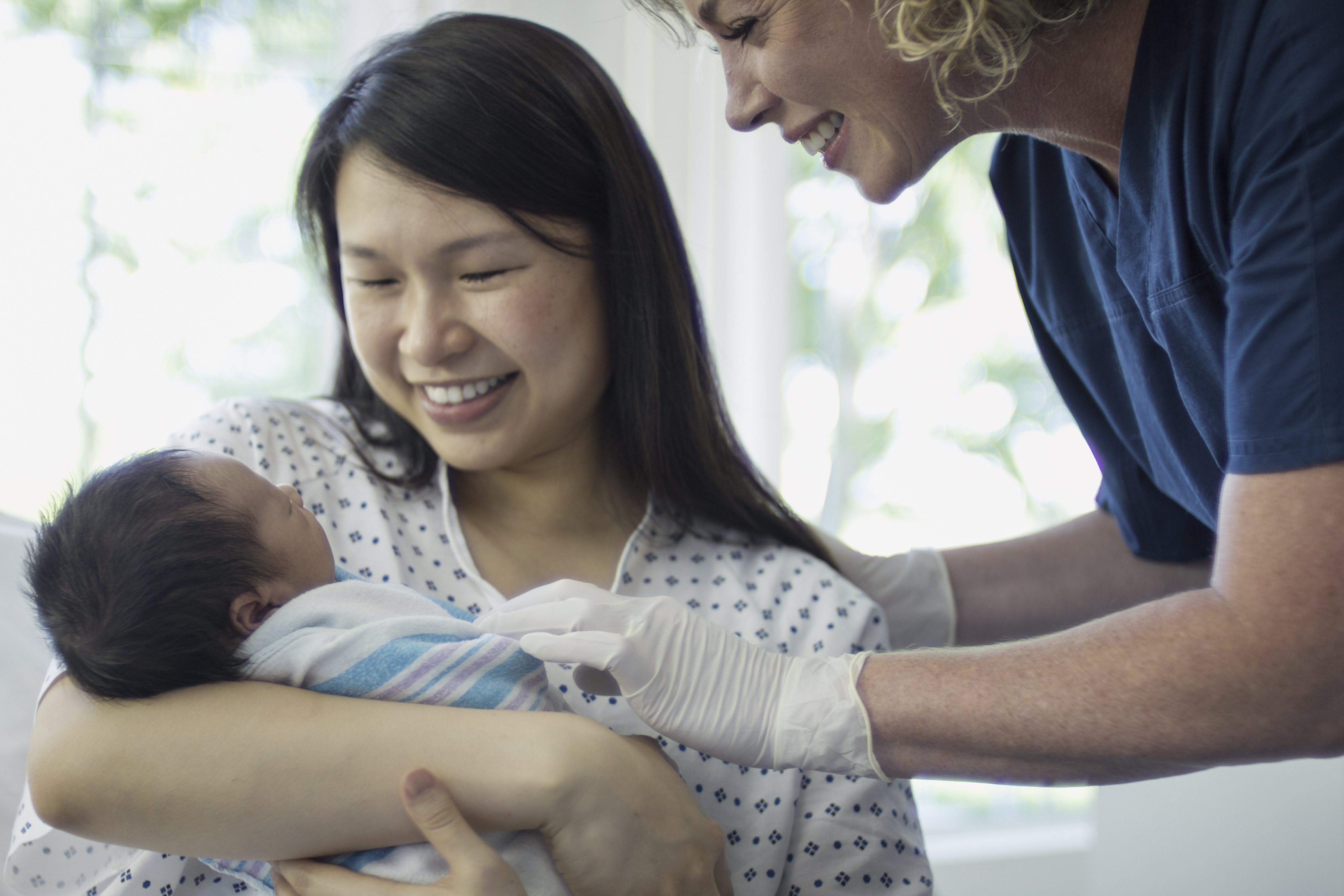 First Time Mom - stock photo