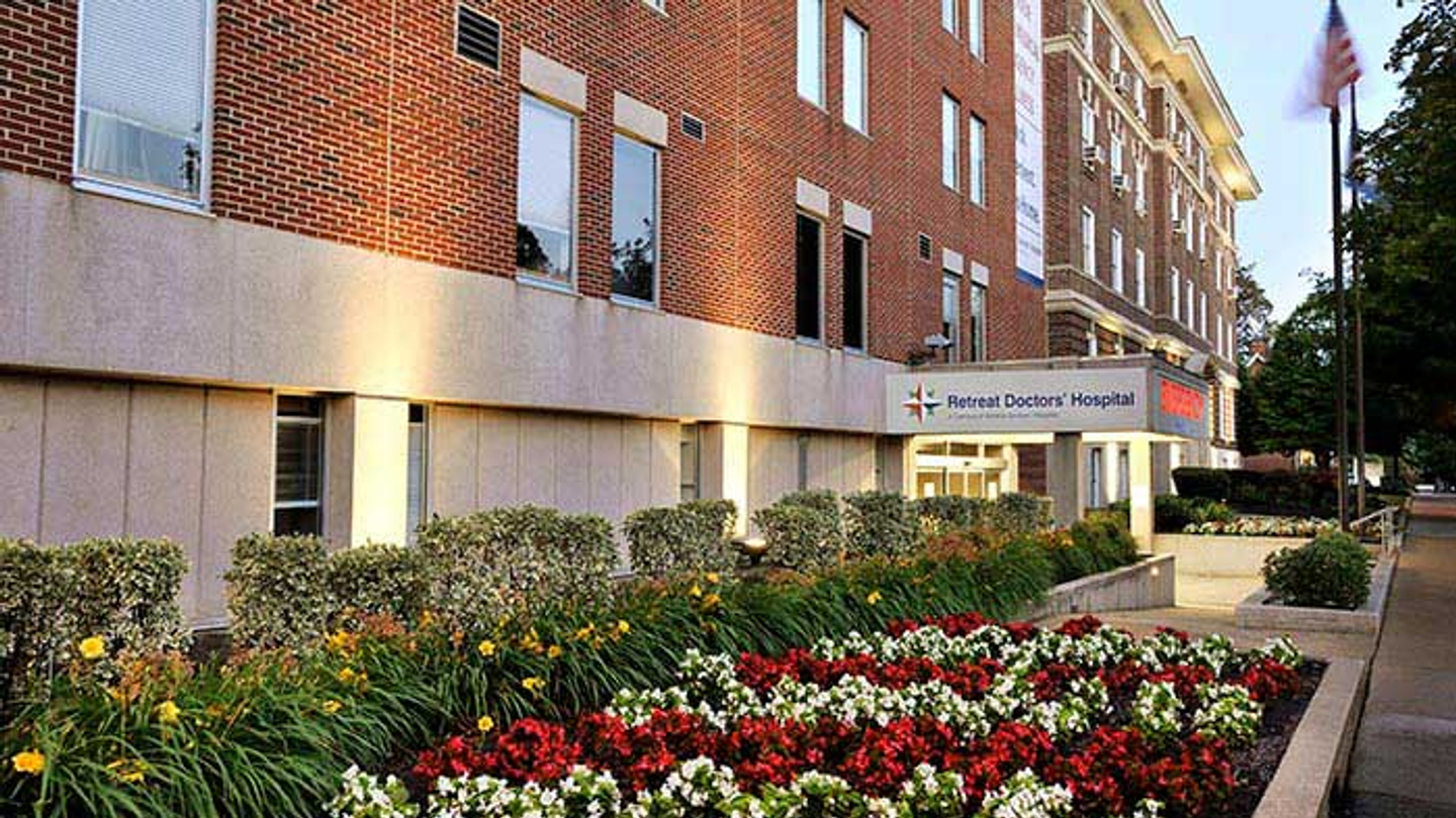 Exterior view of Retreat Doctors' Hospital