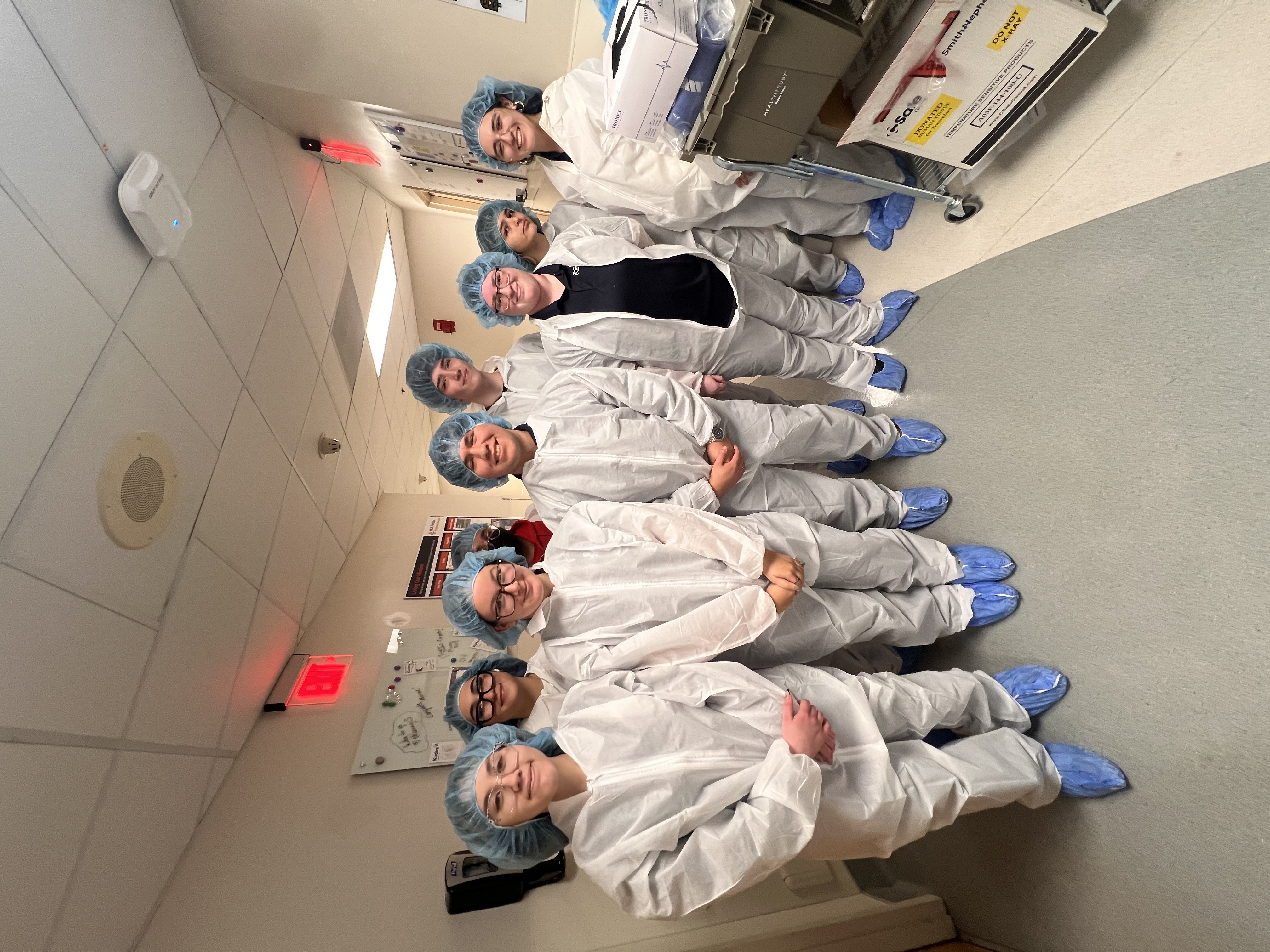 Students smile during a Northside Hospital sponsored field trip.