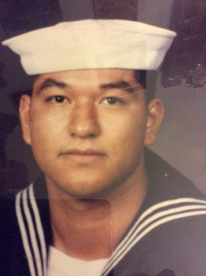 Juan Vasquez, patient, Navy head shot.