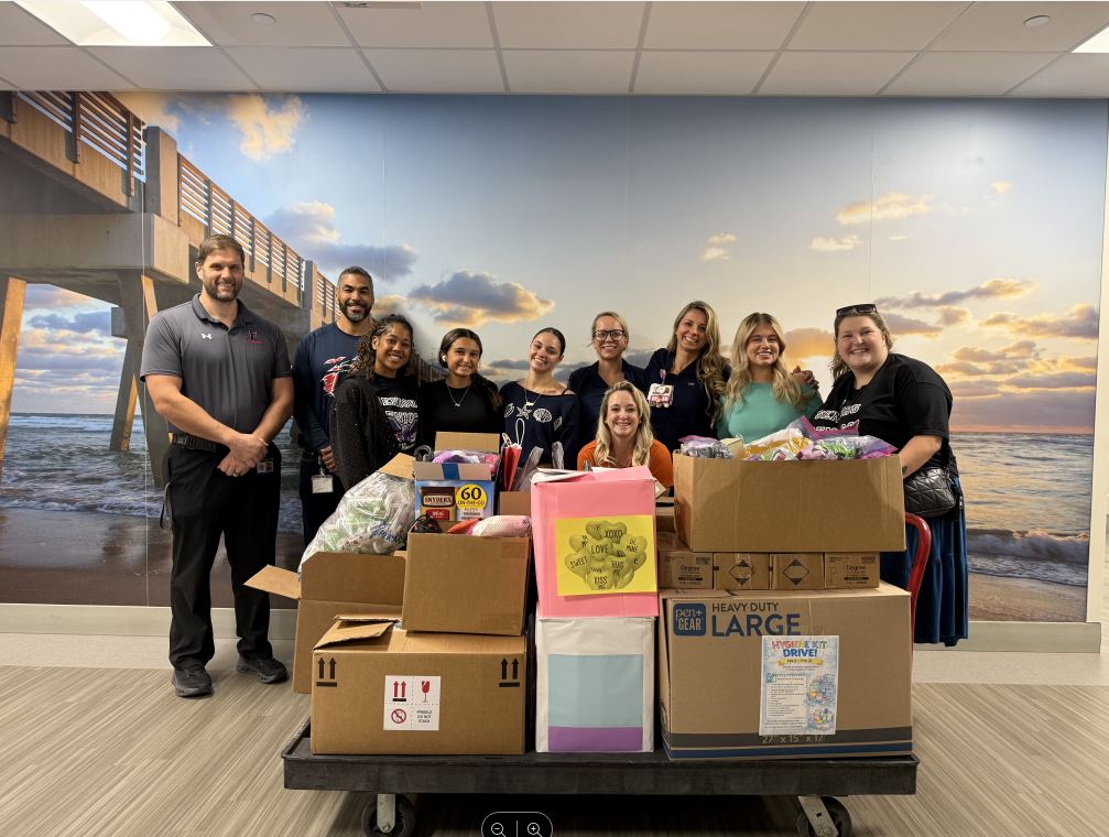 Volunteers for the community out reach program.