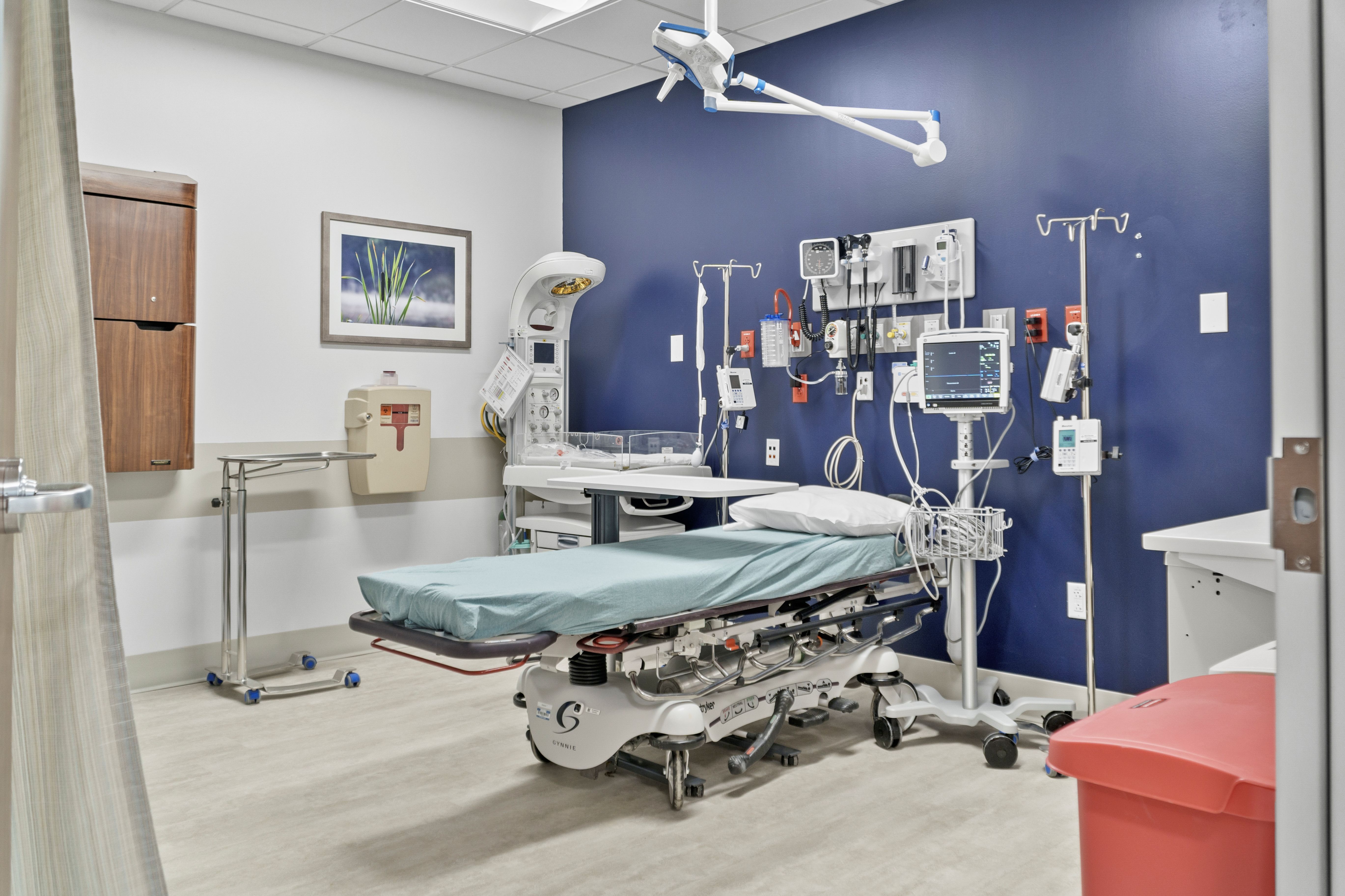 New patient room at Defuniak Emergency Room.