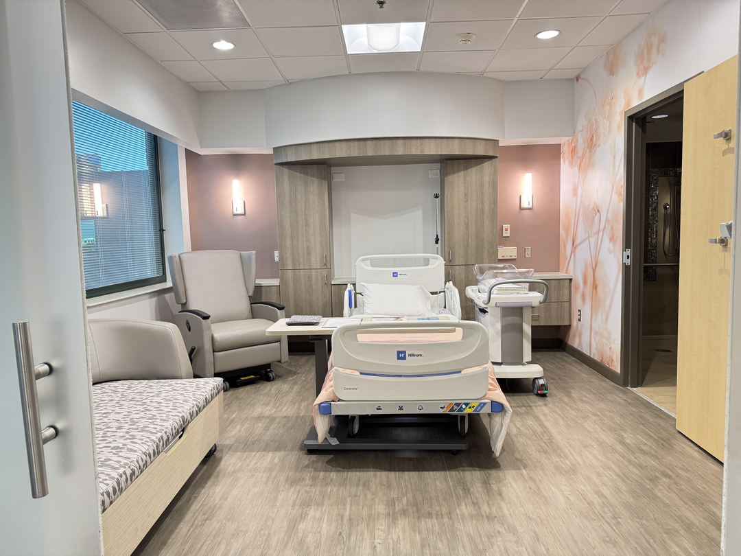 Photo of upgraded recovery room from recent tour.