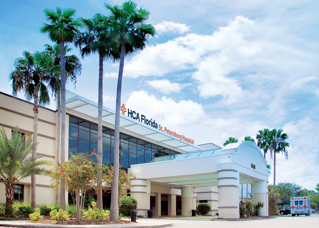 Exterior daytime photo of HCA Florida St. Petersburg Hospital facility