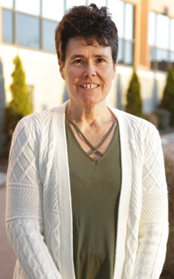 Bev Barney smiling.