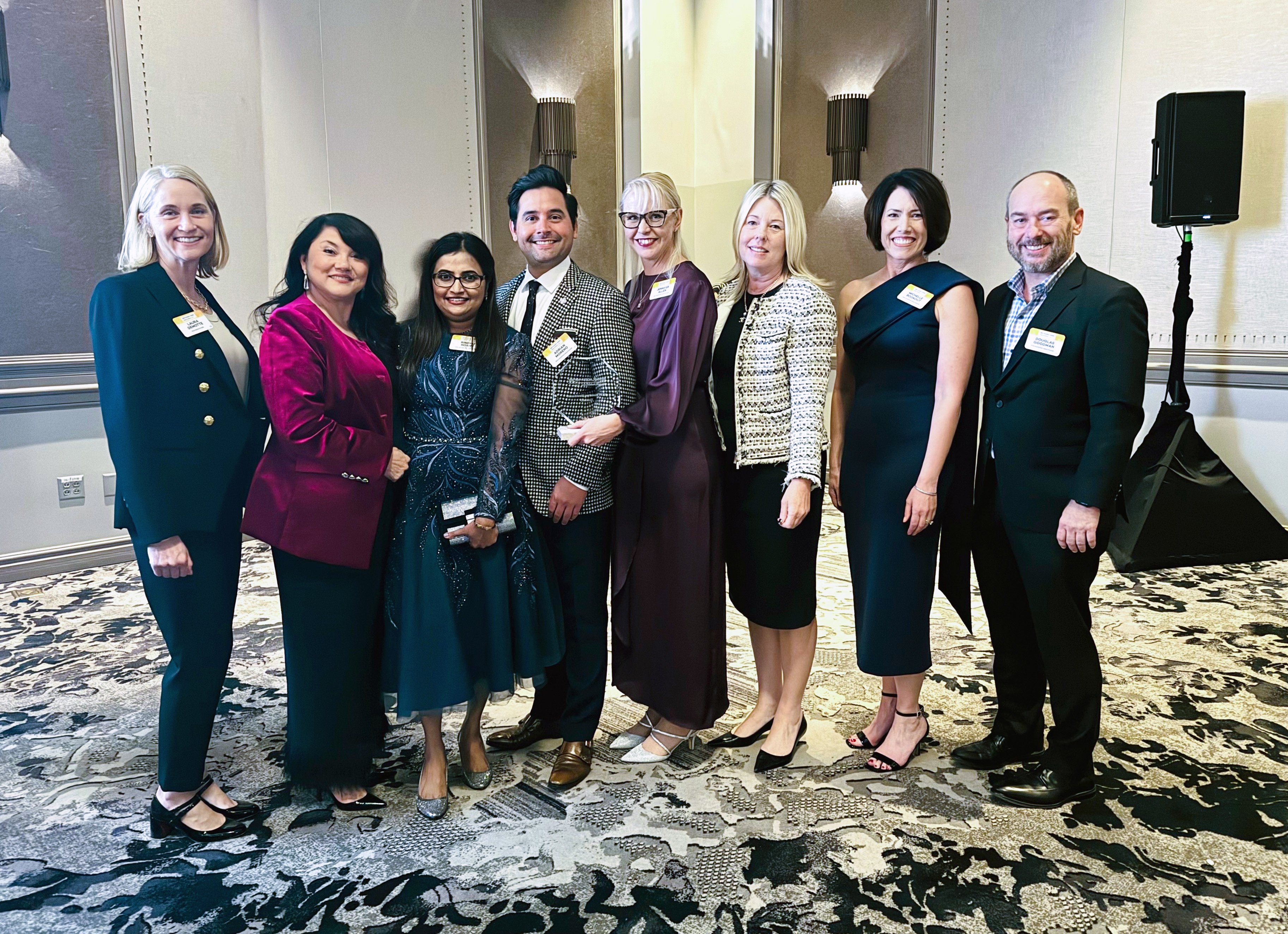 Accepting Best Places to Work award.