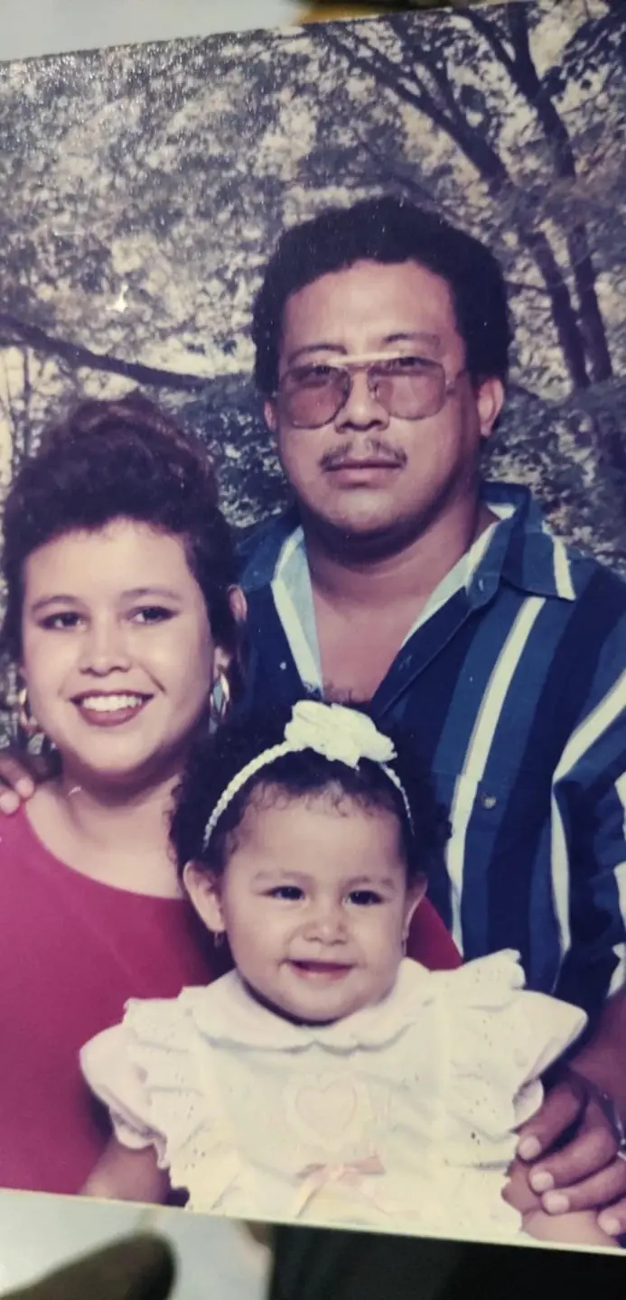 Eloisa and Adan as a baby